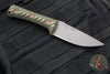 RMJ Tactical Utsidihi Fixed Blade- Dirty Olive G-10 Handle