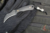 RMJ Gym Rat- Small EDC/Neck Knife- Graphite Black Finished- Black G-10 Handle