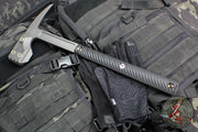 RMJ SNUGGLES 18" Model Tungsten With Black G-10 Handle