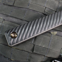 RMJ SNUGGLES 18" Model Tungsten With Black G-10 Handle