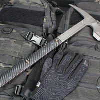 RMJ SNUGGLES 18" Model Tungsten With Black G-10 Handle