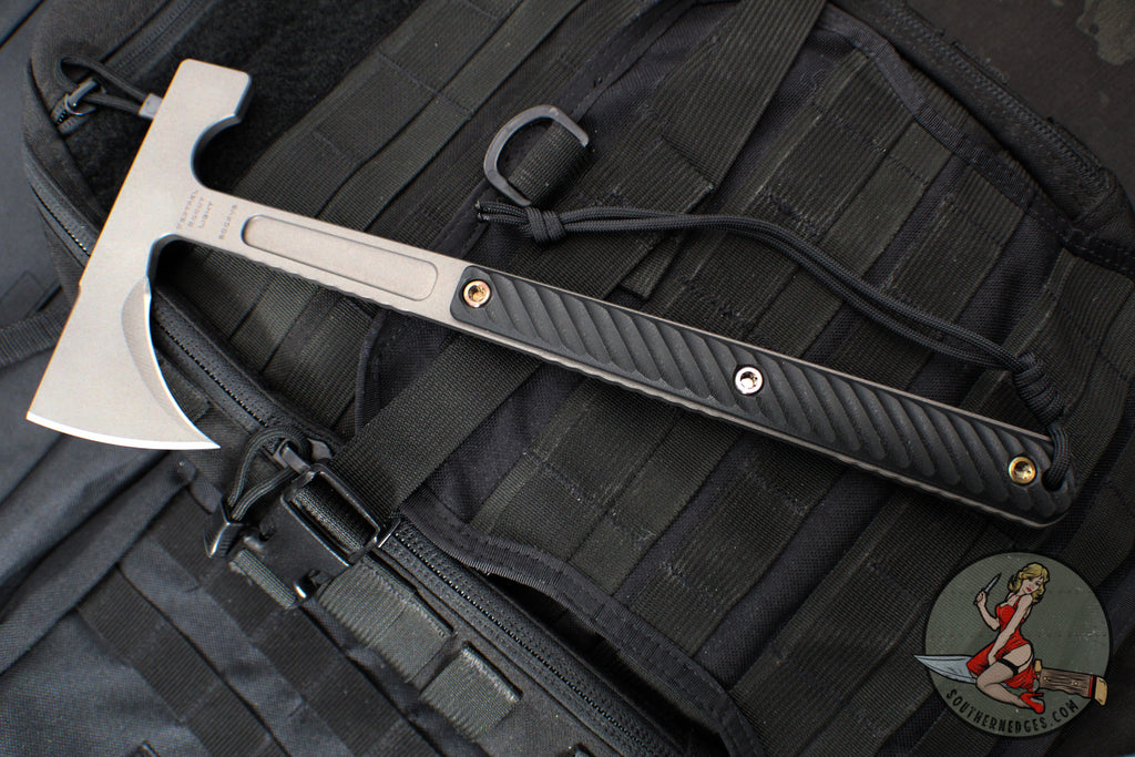 RMJ Tactical Kestrel Scout Light Tomahawk- Various G-10 Handles- Tungsten Finished Hammer Poll Tomahawk
