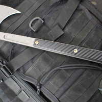 RMJ Tactical Kestrel Scout Light Tomahawk- Various G-10 Handles- Tungsten Finished Hammer Poll Tomahawk