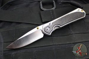 Chris Reeve Small Sebenza 31- Drop Point- Bog Oak Inlay- Polished Blade S31-1620 In Magnacut