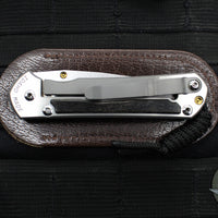 Chris Reeve Small Sebenza 31- Drop Point- Bog Oak Inlay- Polished Blade S31-1620 In Magnacut