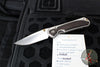 Chris Reeve Small Sebenza 31- Macassar Ebony Inlay- POLISHED Drop Point Blade S31-1636 In Magnacut V4