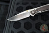 Chris Reeve Small Sebenza 31- Macassar Ebony Inlay- POLISHED Drop Point Blade S31-1636 In Magnacut V4