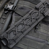 Spartan Blades - Spartan Harsey Tactical Trout Fixed Blade- Black Micarta Handle- Black Molle Sheath