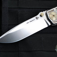 Spartan Blades- Harsey Folder- Special 2023/2024 Flourishes- Magnacut Satin Blade SF5-Flourishes