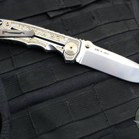 Spartan Blades- Harsey Folder- Special 2023/2024 Flourishes- Magnacut Satin Blade SF5-Flourishes