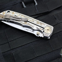 Spartan Blades- Harsey Folder- Special 2023/2024 Flourishes- Magnacut Satin Blade SF5-Flourishes