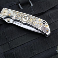 Spartan Blades- Harsey Folder- Special 2023/2024 Flourishes- Magnacut Satin Blade SF5-Flourishes