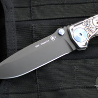 Spartan Blades- Harsey Folder- Special 2023/2024 Memento Mori- Magnacut Satin Blade SF5-Memento Mori