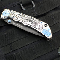 Spartan Blades- Harsey Folder- Special 2023/2024 Memento Mori- Magnacut Satin Blade SF5-Memento Mori