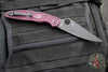 Spyderco Police Folding Knife- Burgundy FRN Handle- Black PD#1 Steel Blade C07BGBKP4