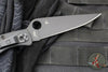 Spyderco Police Folding Knife- Black Finished Stainless Steel Handle- Black Satin Blade C07BKP