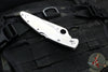 Spyderco Police Folding Knife- Stainless Steel Handle- Spear Point Satin Blade C07P