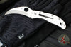 Spyderco Harpy Folding Knife- Stainless Steel Handle- Hawkbill Satin Blade C08P