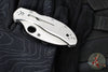 Spyderco Harpy Folding Knife- Stainless Steel Handle- Hawkbill Satin Blade C08P