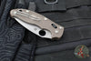 Spyderco Manix 2- Brown FRN Handle- Satin 15V Plain Edge Blade C101PBN15V2