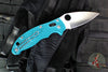 Spyderco Manix 2 Blue Lightweight FRCP with Satin CPM-SPY27 Steel Folder C101PCBL2
