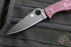 Spyderco Endura Lockback Folder- Sprint Run- Burgundy FRN Handle- Black CTS-PD#1 Steel Blade C10BGBKP