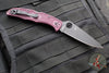 Spyderco Endura Lockback Folder- Sprint Run- Burgundy FRN Handle- Black CTS-PD#1 Steel Blade C10BGBKP