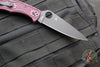 Spyderco Endura Lockback Folder- Sprint Run- Burgundy FRN Handle- Black CTS-PD#1 Steel Blade C10BGBKP