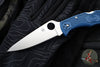 Spyderco Endura- Cobalt Blue FRN Handle- Satin SPY27 Steel Blade C10PCBL