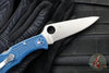 Spyderco Endura- Cobalt Blue FRN Handle- Satin SPY27 Steel Blade C10PCBL