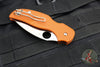 Spyderco Sage 5- Burnt Orange FRN Handle- Satin CPM-REX 121 Steel Blade C123BORP