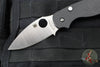 Spyderco Sage 6 Button Lock Folder- Carbon Fiber/Black G-10 Handle- Satin CPM S30V Blade C123CFBCLP