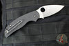 Spyderco Sage 6 Button Lock Folder- Carbon Fiber/Black G-10 Handle- Satin CPM S30V Blade C123CFBCLP