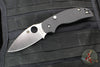 Spyderco Sage 6 Button Lock Folder- Carbon Fiber/Black G-10 Handle- Satin CPM S90V Blade C123CFBCLS90VP
