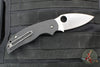 Spyderco Sage 6 Button Lock Folder- Carbon Fiber/Black G-10 Handle- Satin CPM S90V Blade C123CFBCLS90VP