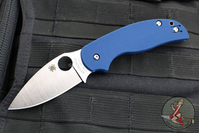 Spyderco Sage 5- Cobalt Blue G-10 Handle- Satin finished CPM-SPY27 Steel Blade C123GPCBL