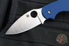 Spyderco Sage 5- Cobalt Blue G-10 Handle- Satin finished CPM-SPY27 Steel Blade C123GPCBL