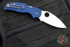 Spyderco Sage 5- Cobalt Blue G-10 Handle- Satin finished CPM-SPY27 Steel Blade C123GPCBL