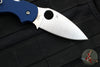 Spyderco Sage 5- Cobalt Blue G-10 Handle- Satin finished CPM-SPY27 Steel Blade C123GPCBL