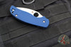 Spyderco Sage 5- Cobalt Blue G-10 Handle- Satin finished CPM-SPY27 Steel Blade C123GPCBL