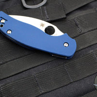 Spyderco Sage 5- Cobalt Blue G-10 Handle- Satin finished CPM-SPY27 Steel Blade C123GPCBL