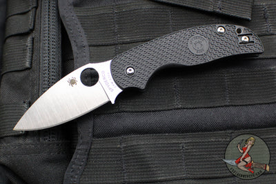 Spyderco Sage 5 Black with Satin CPM S30V Steel Folder C123PBK