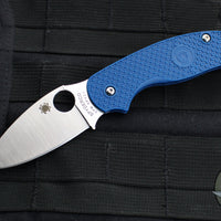 Spyderco Sage 5- Cobalt Blue FRN Handle- Satin finished CPM-SPY27 Steel Blade C123PCBL