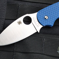 Spyderco Sage 5- Cobalt Blue FRN Handle- Satin finished CPM-SPY27 Steel Blade C123PCBL