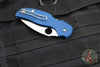 Spyderco Sage 5- Cobalt Blue FRN Handle- Satin finished CPM-SPY27 Steel Blade C123PCBL