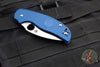 Spyderco Sage 5- Cobalt Blue FRN Handle- Satin finished CPM-SPY27 Steel Blade C123PCBL