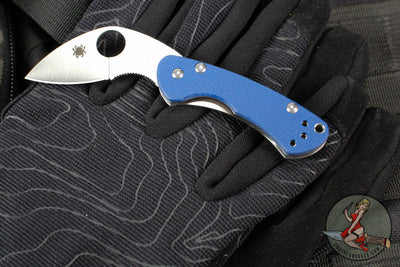 Spyderco Balance R.I.L. (Reeve Integral Lock) Folder- Cobalt Blue G-10 Handle- Satin SPY27 Steel Blade C141GPCBL