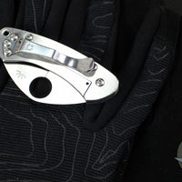 Spyderco Balance R.I.L. (Reeve Integral Lock) Folder- Cobalt Blue G-10 Handle- Satin SPY27 Steel Blade C141GPCBL