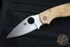 Spyderco Chaparral- SLIPIT Slipjoint- Maple Wood Handle- Satin Flat Ground Knife C152NLWDP