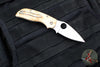 Spyderco Chaparral- SLIPIT Slipjoint- Maple Wood Handle- Satin Flat Ground Knife C152NLWDP